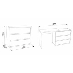 EXPANDIA komód és íróasztal – Megfizethető prémium multifunkciós bútor | Lakásform.hu