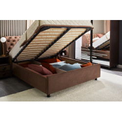 FRANT kárpitozott franciaágy