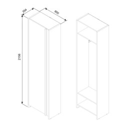 SORAL akasztós szekrény – Megfizethető prémium előszobabútor | Lakásform.hu