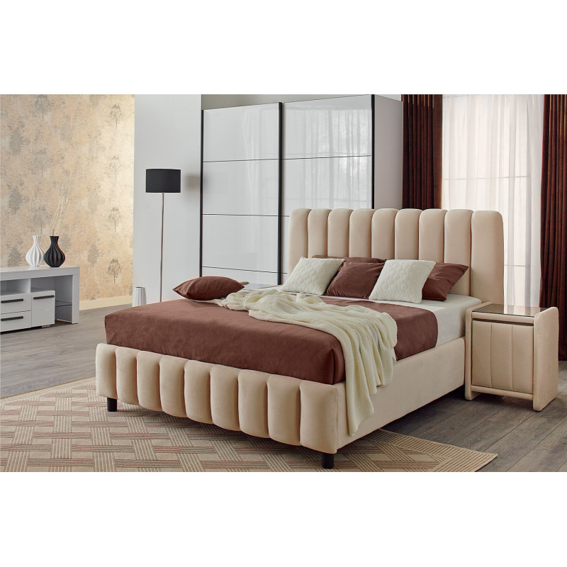 CANFY kárpitozott éjjeliszekrény – Modern hálószobai bútor | Lakásform.hu