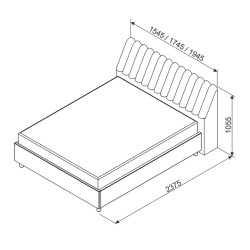 BERMEN kárpitozott ágy – Prémium design és extra tároló | Lakásform.hu