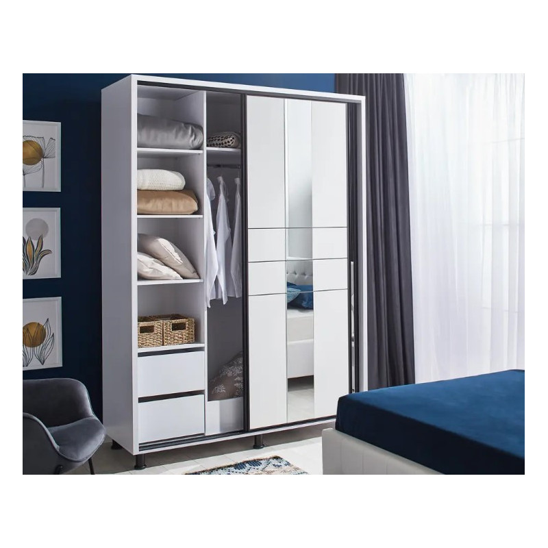 RIONA tolóajtós gardróbszekrény – Választható méret és szín | Lakásform.hu