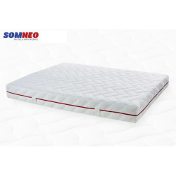 SOMSOFT 22 cm ortopéd habszivacs matrac – Memory Foam, közepesen puha, antibakteriális huzattal