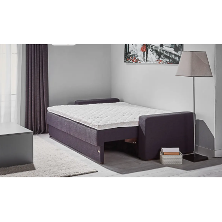 SOMTOP 7 cm fedőmatrac – kényelmes, antibakteriális, steppelt huzattal