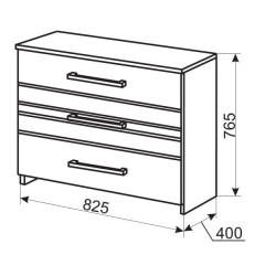 FIXEN fiókos komód – Megfizethető prémium tárolóbútor | Lakásform.hu