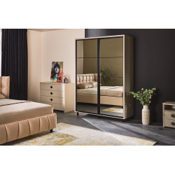 TARION gardrób tükörrel – modern tolóajtós szekrény, elegáns és helytakarékos kialakításban