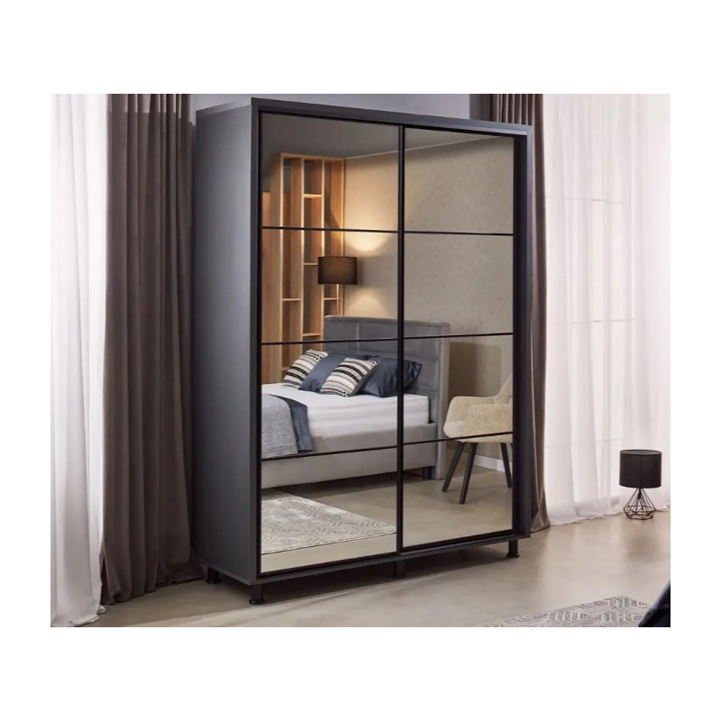 TARION gardrób tükörrel – modern tolóajtós szekrény, elegáns és helytakarékos kialakításban