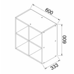 TEDU függesztett fali szekrény ajtóval – Modern faliszekrény polcokkal | Lakásform.hu
