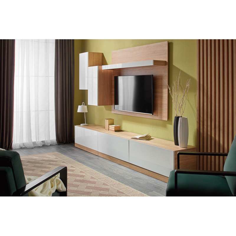 PEROLA dekoratív TV-hátfal polc – Modern TV háttérpanel | Lakásform.hu